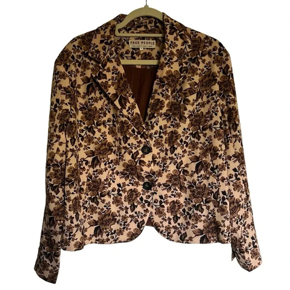 Free People Cali Floral Blazer Size XS - Picture 1 of 14